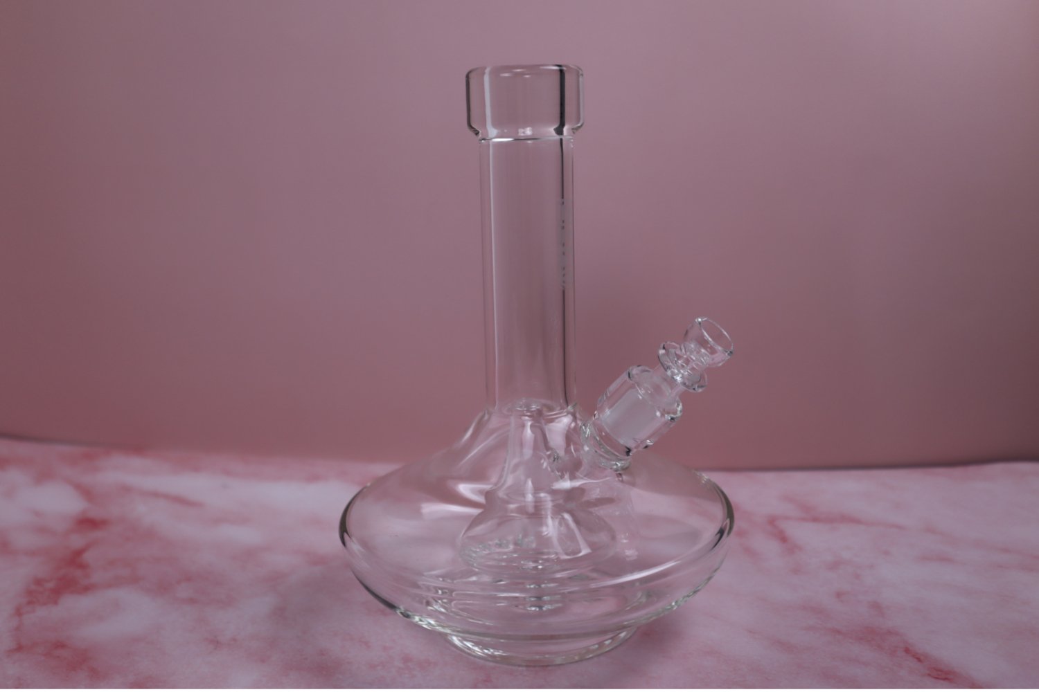 GRAV Small Wide Base Water Pipe - Clear 6 GRAV Small Wide Base Water Pipe - Clear - Image 6