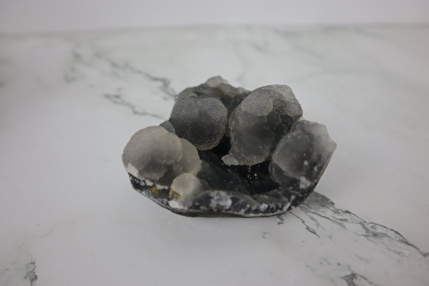 2 Piece Sugar Quartz On Black Chalcedony Collection - India 7 2 Piece Sugar Quartz On Black Chalcedony Collection - India - Image 7