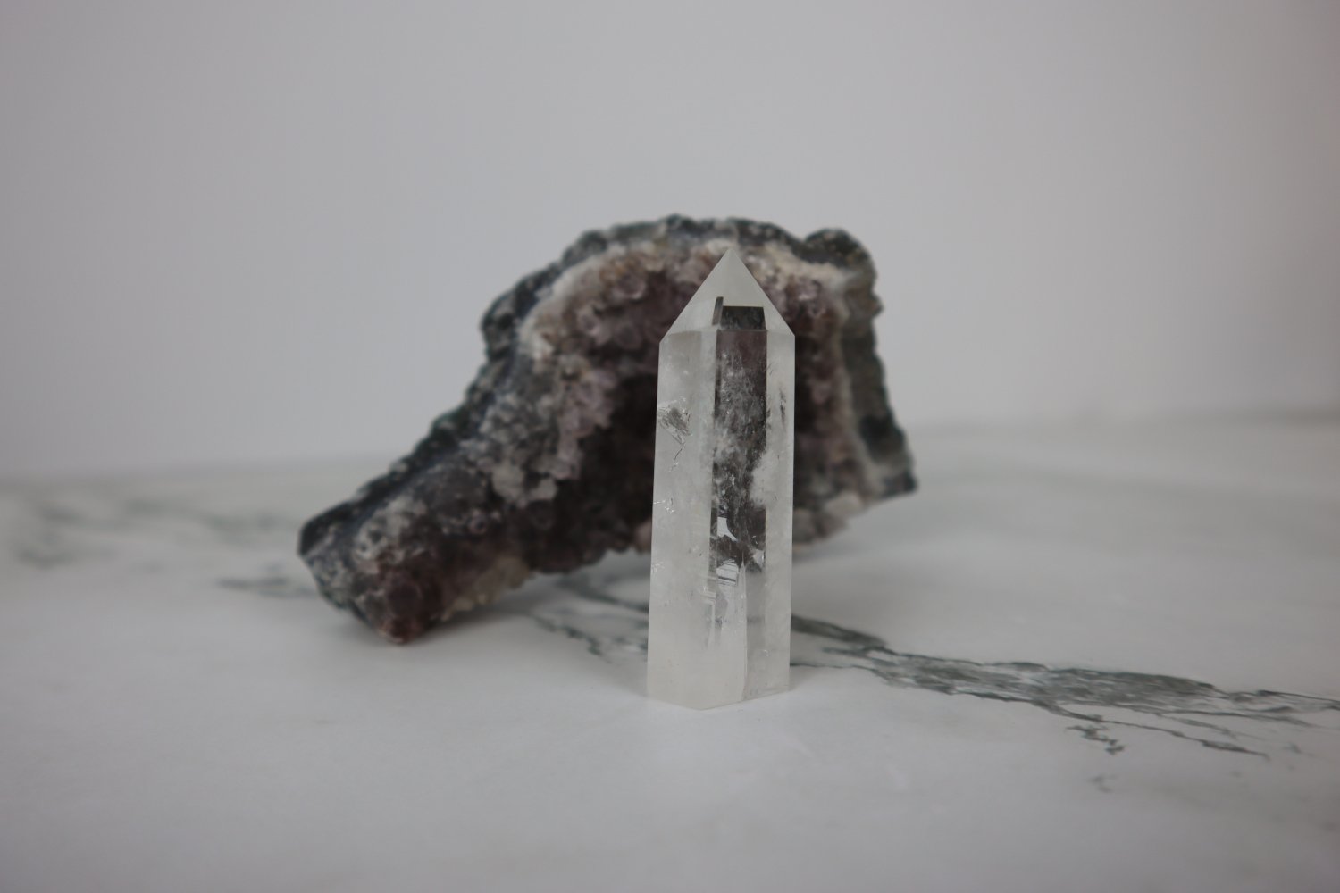 2" Clear Quartz Tower 2 2" Clear Quartz Tower - Image 2