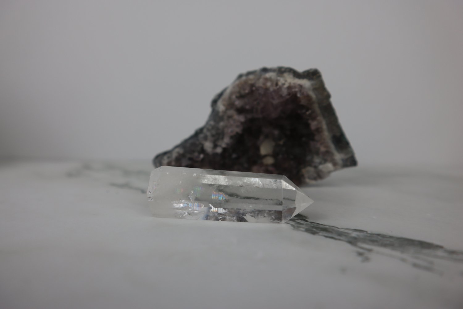 2" Clear Quartz Tower 4 2" Clear Quartz Tower - Image 4