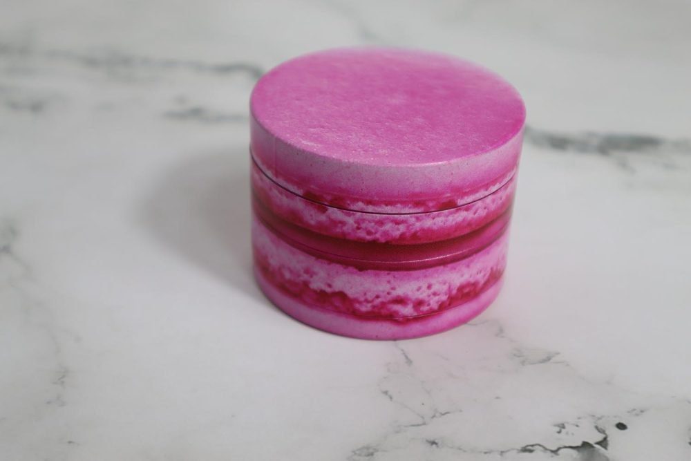 Raspberry Macaroon Grinder