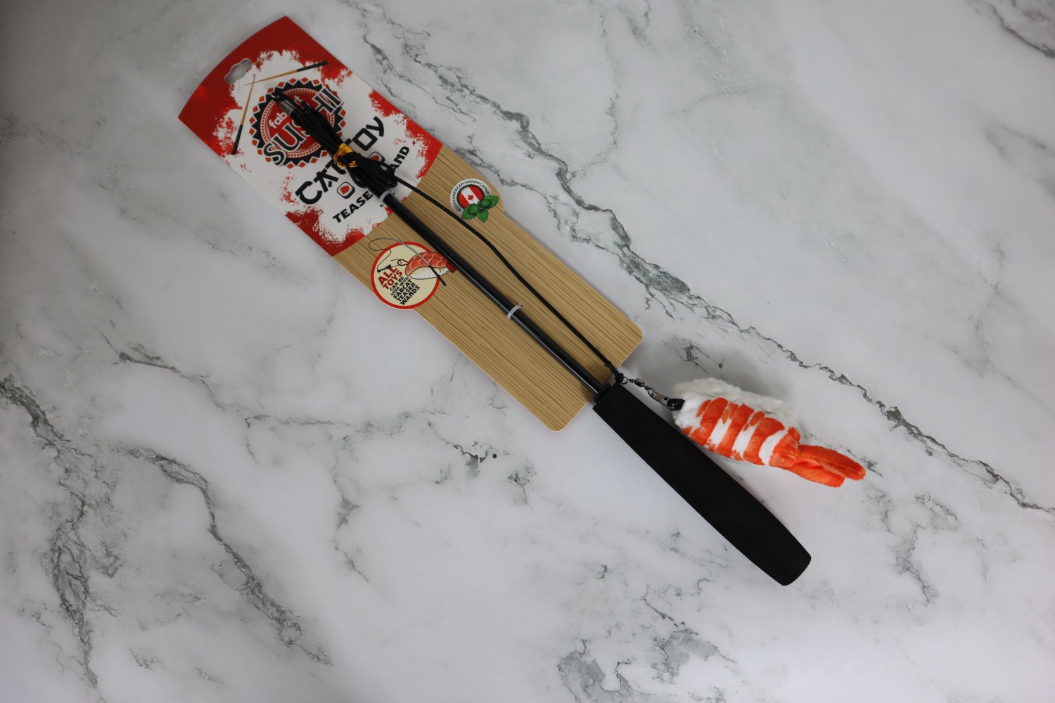 Fabcat Sushi Chopstick Teaser Cat Wand 1 Fabcat Sushi Chopstick Teaser